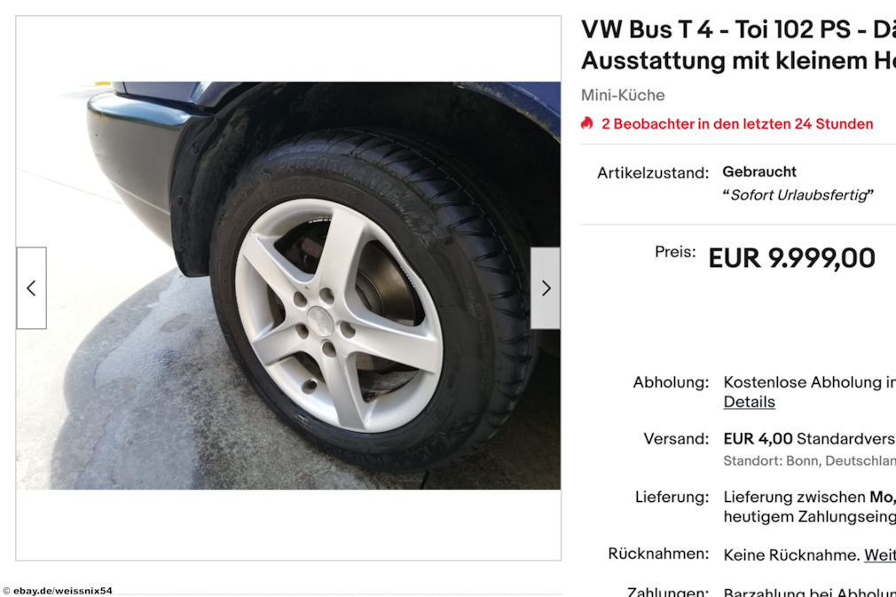 eBay VW Bus T 4