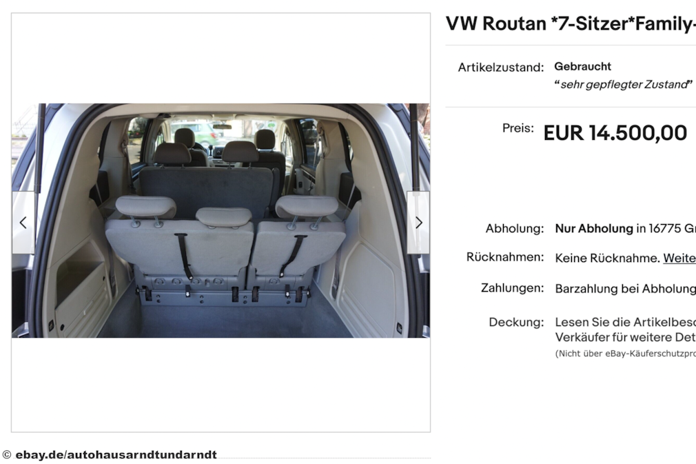 eBay VW Routan