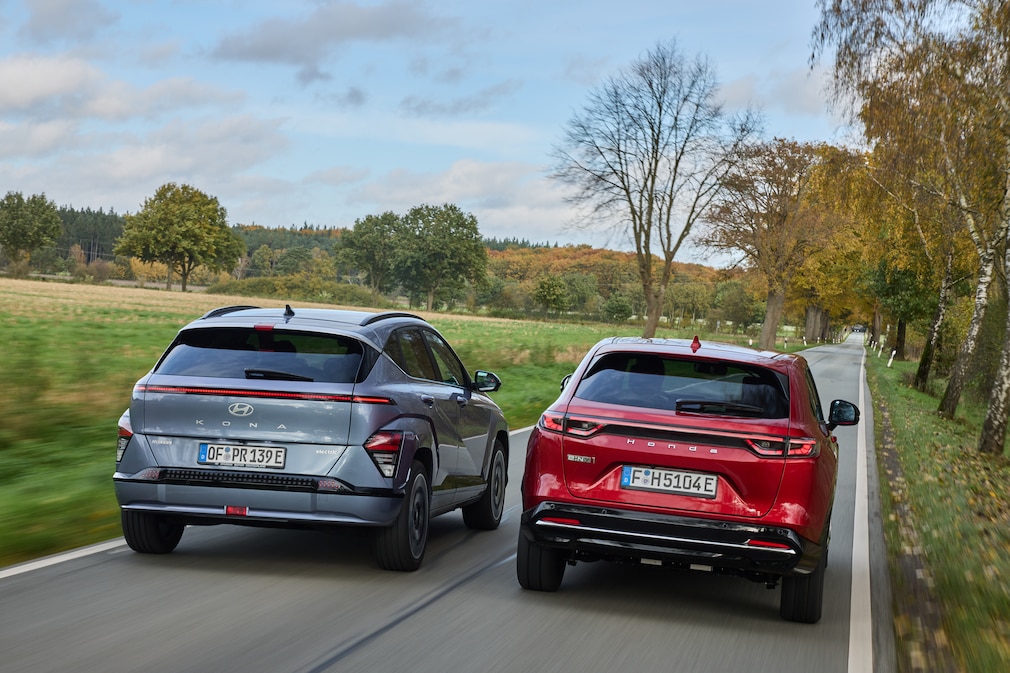 Honda e:Ny1, Hyundai Kona Elektro 160 kW
