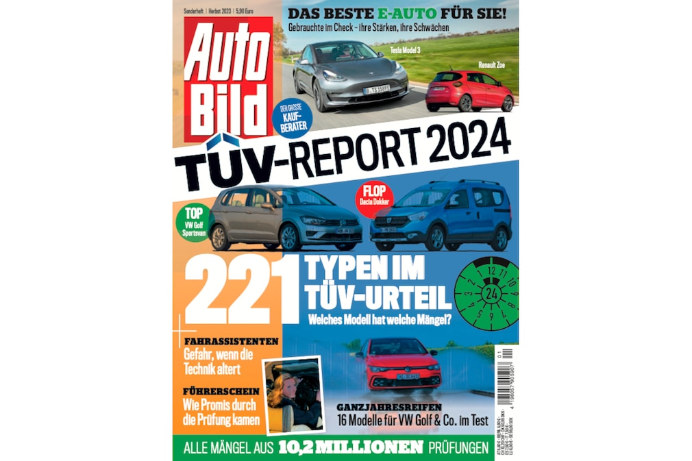 TÜV-Report 2024: Autos mit den meisten und den wenigsten Mängeln