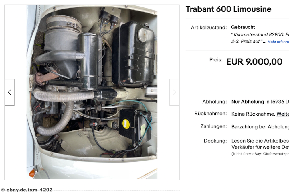 eBay  Trabant 600 Limousine