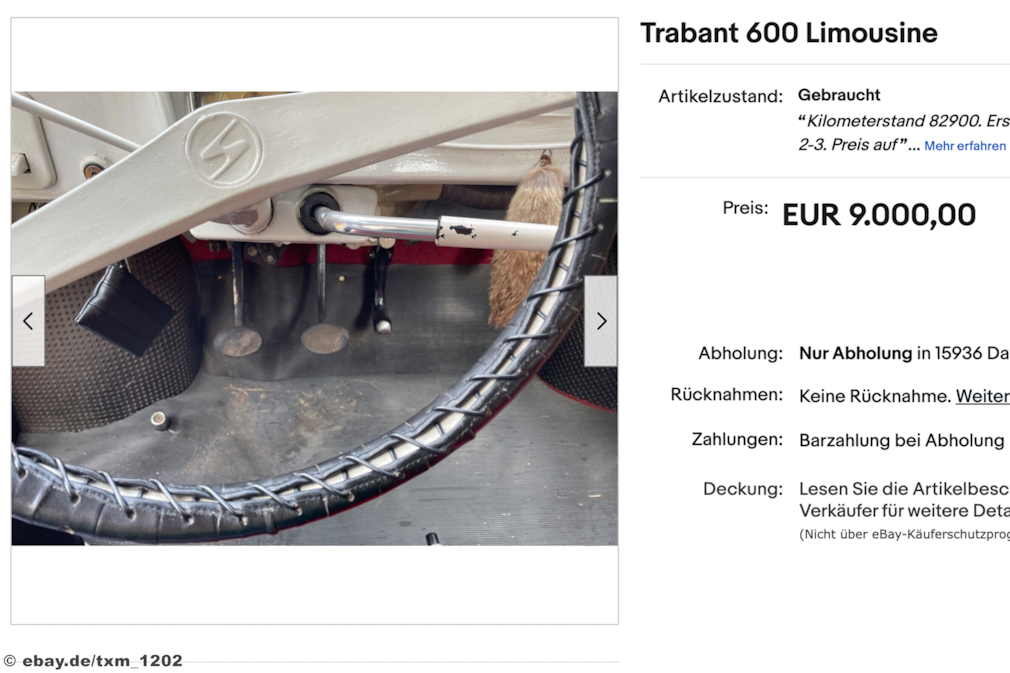 eBay  Trabant 600 Limousine