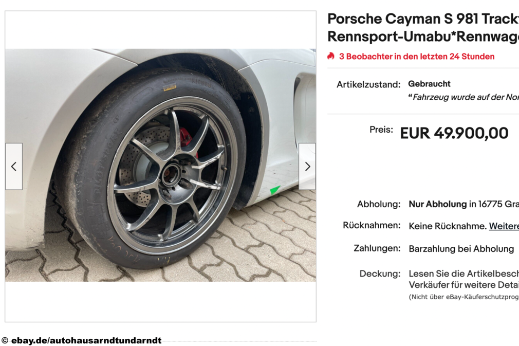 Porsche Cayman S 981