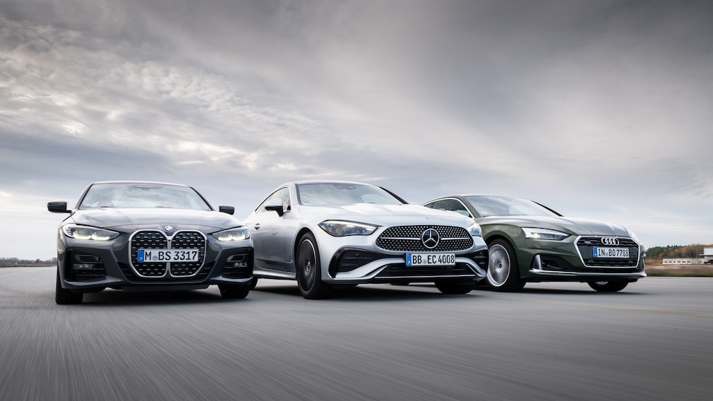 Audi A5 40 TDI quattro  BMW 420d Coupé   Mercedes CLE 220d Coupé