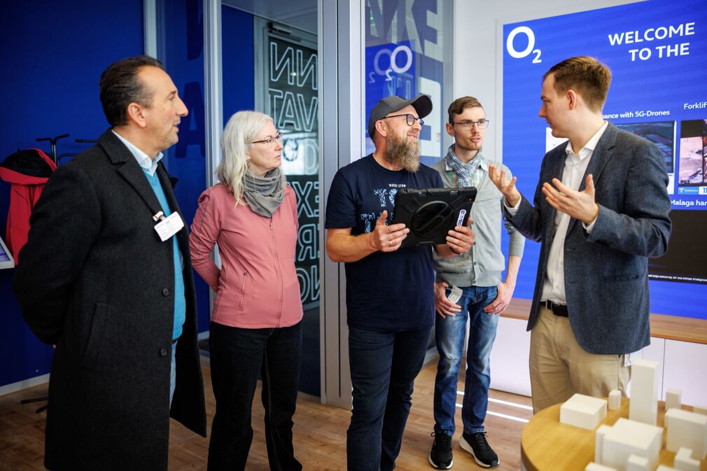 Zu Besuch bei O2 in München