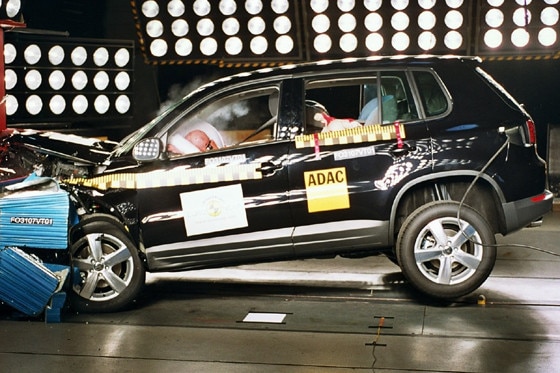 Crashtest VW Tiguan/Caddy