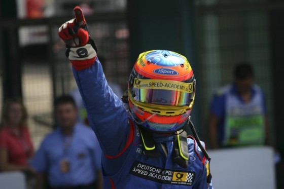 Mit fünf Saison-Siegen in der GP2 genauso erfolgreich wie Lewis Hamilton im Jahr zuvor.