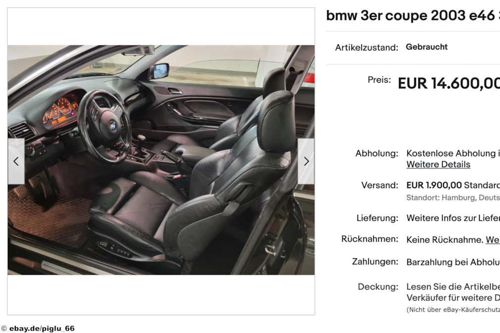 eBay BMW 3er Coupe