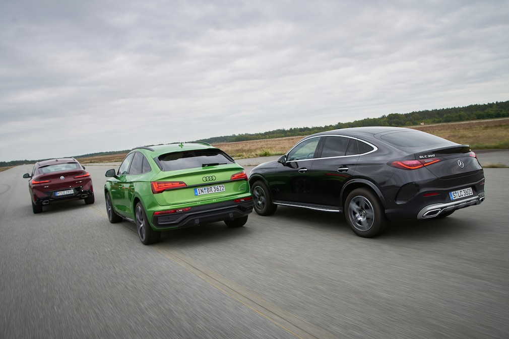 Audi Q5 Sportback 45 TFSI quattro BMW X4 xDrive30i Mercedes GLC 300 4Matic Coupé
