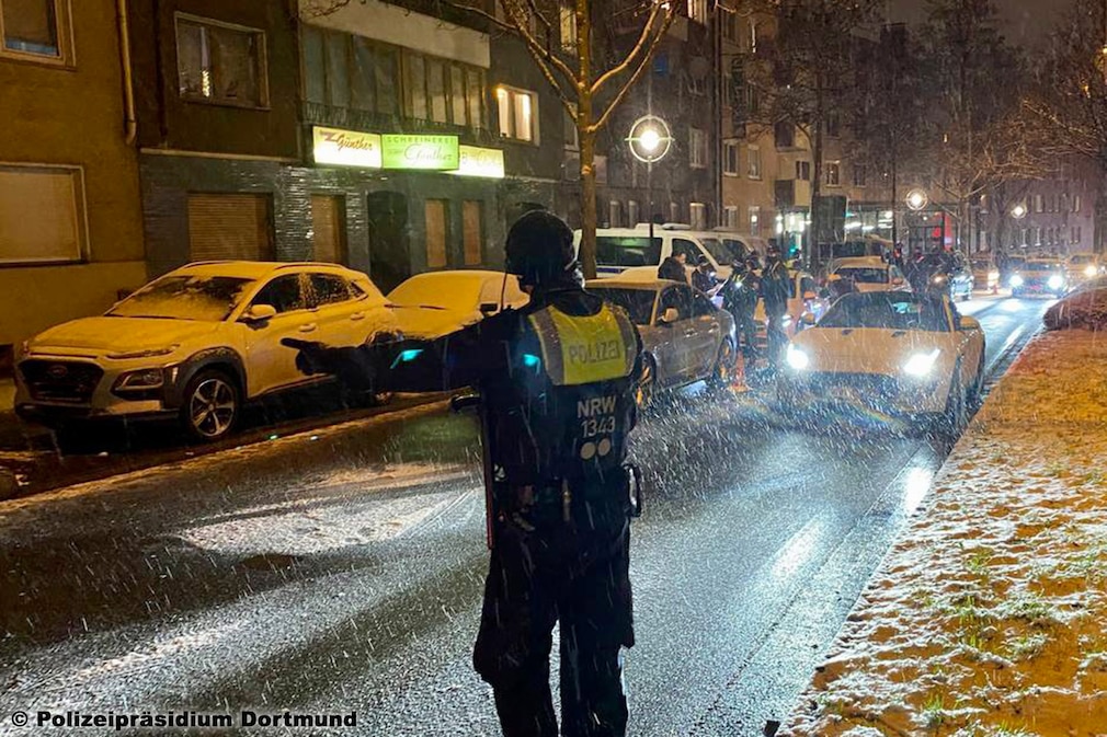 Polizei Kontrolleinsatz in Dortmund