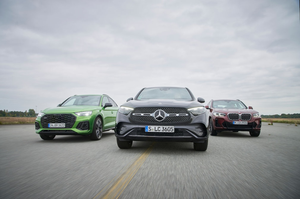 Audi Q5 Sportback 45 TFSI quattro BMW X4 xDrive30i Mercedes GLC 300 4Matic Coupé