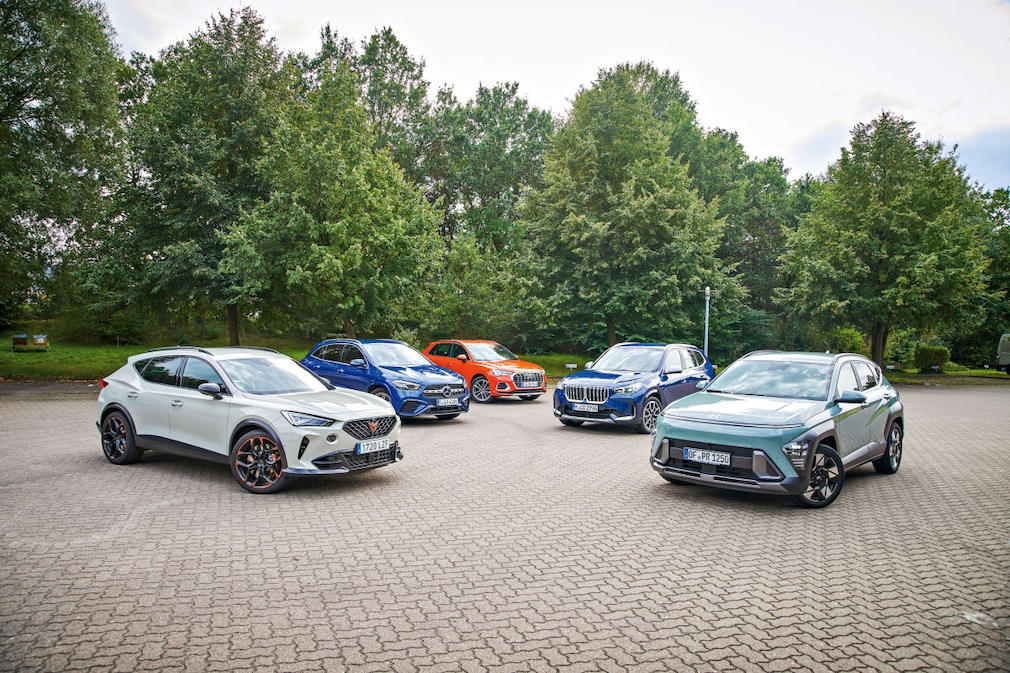 Audi Q3 BMW X1 Cupra Formentor Hyundai Kona Mercedes GLA