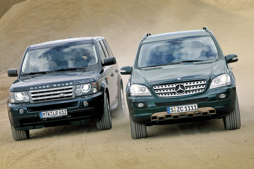 Zwei edle SUV mit V8-Diesel