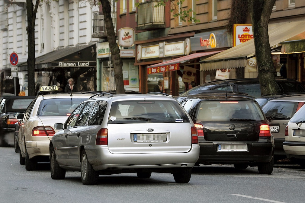 Parken in zweiter Reihe