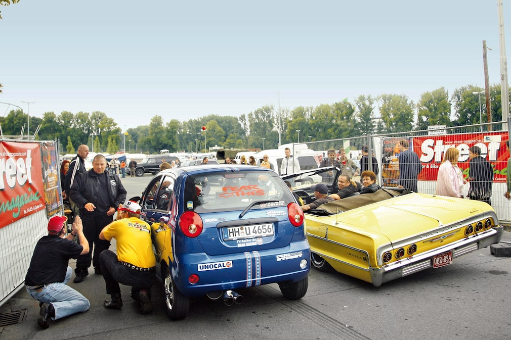 Chevrolet Matiz und Chevrolet Impala Lowrider