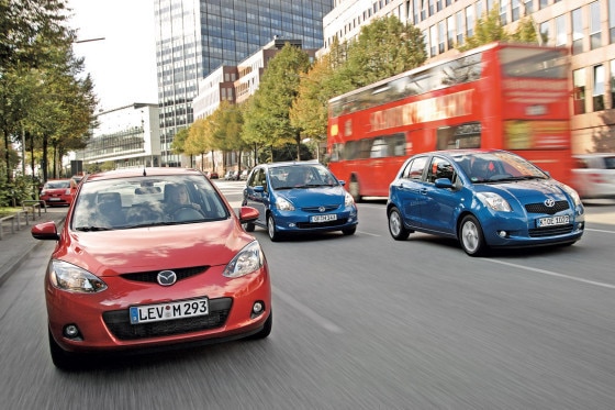 Test Mazda2/Honda Jazz/Toyota Yaris