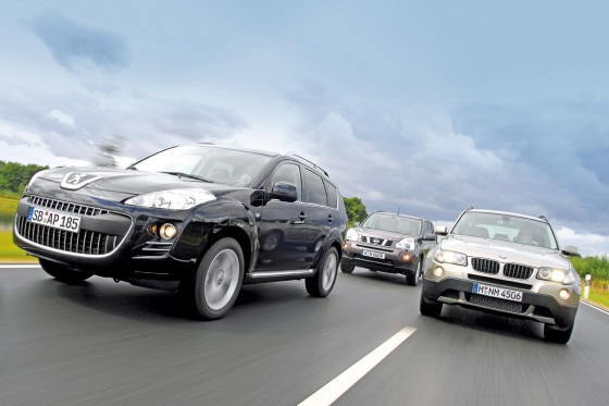 Peugeot 4007/Nissan X-Trail/BMW X3