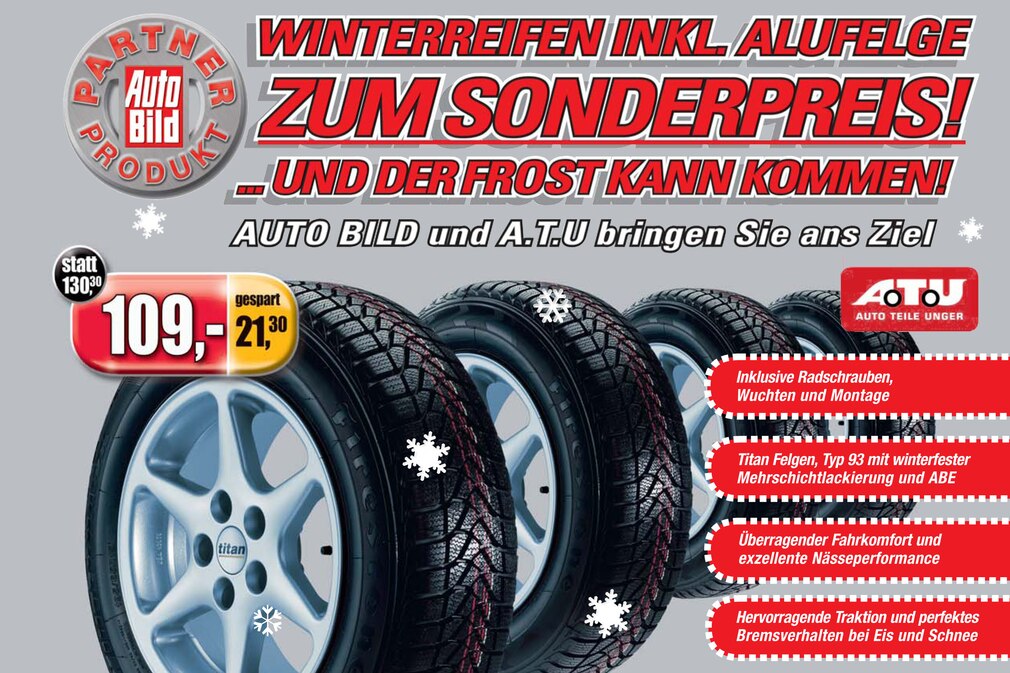 Aktion von AUTO BILD und A.T.U