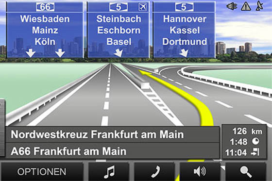 Spätes, hektisches Einlenken soll durch den Fahrspurassistenten verhindert werden.