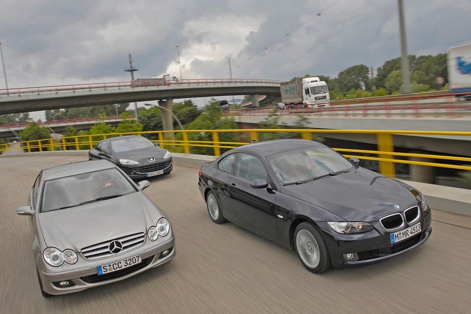 BMW 3er Coupé/Mercedes CLK/ Peugeot 407 Coupé
