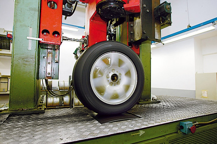 Testpunkt Rollwiderstand