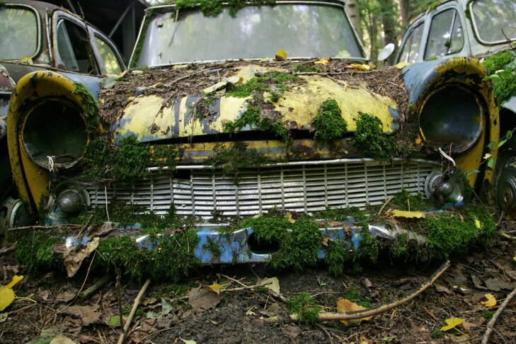 Autofriedhof Schrottplatz Kaufdorf Schweiz