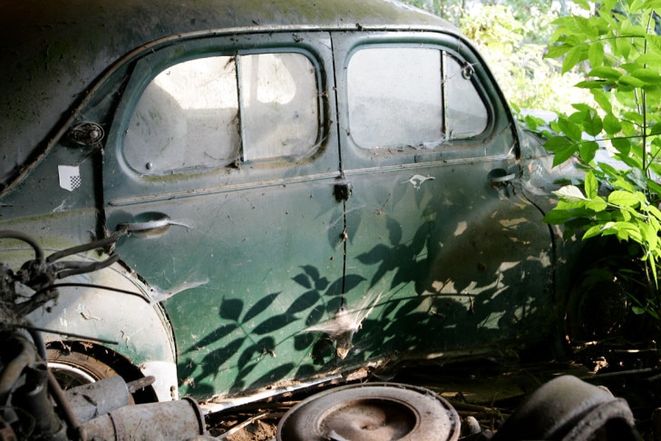 Autofriedhof Schrottplatz Kaufdorf Schweiz