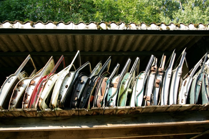 Autofriedhof Schrottplatz Kaufdorf Schweiz