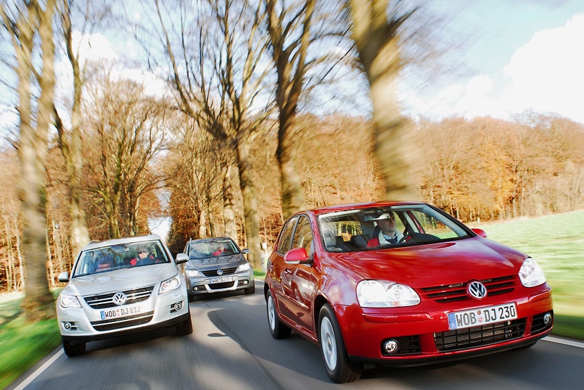 Drei VW im Vergleich