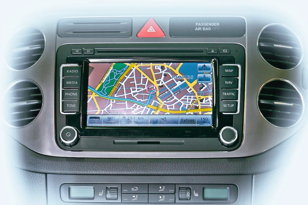 Navigation im VW Tiguan