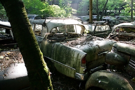 Autofriedhof Schrottplatz Kaufdorf Schweiz