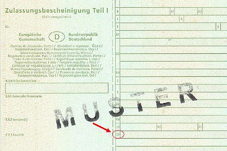 Die ABE-Nummer des Rußpartikelfilters können Diesel-Besitzer unter Nr. 22 im Kfz-Schein nachlesen.
