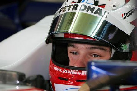 Zum ersten Mal Formel-1-Feeling. Nico Hülkenberg testet den Williams F1-Boliden.
