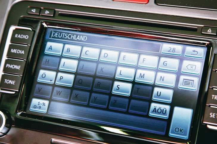 3D-Navi RNS 510 von VW