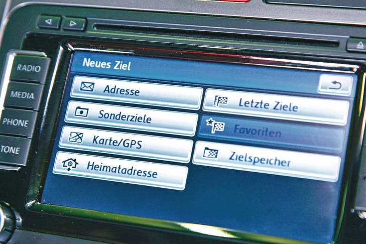 3D-Navi RNS 510 von VW