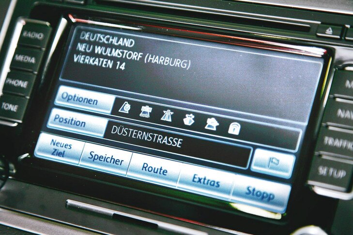 3D-Navi RNS 510 von VW