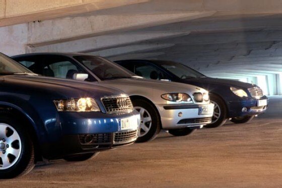 Audi A4 2.0 gegen BMW 318i und Mercedes C 180 Audi A4 2.0 gegen BMW 318i und Mercedes C 180
