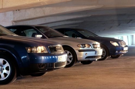 Audi A4 2.0 gegen BMW 318i und Mercedes C 180