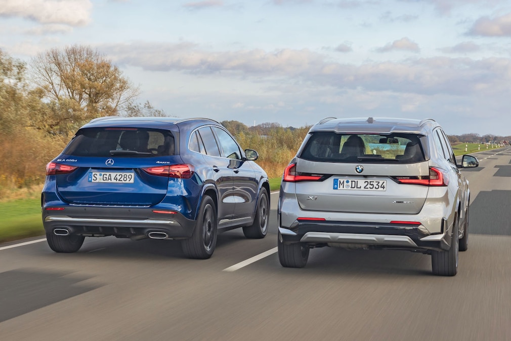 BMW X1 vs. Mercedes GLA: Kompakt-SUV mit Diesel im Test - AUTO BILD