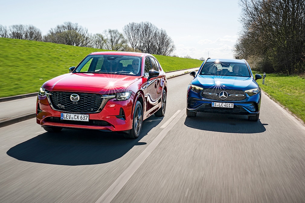 Mazda CX-60 e-Skyactiv D 254 Mercedes GLC 300 d 4Matic