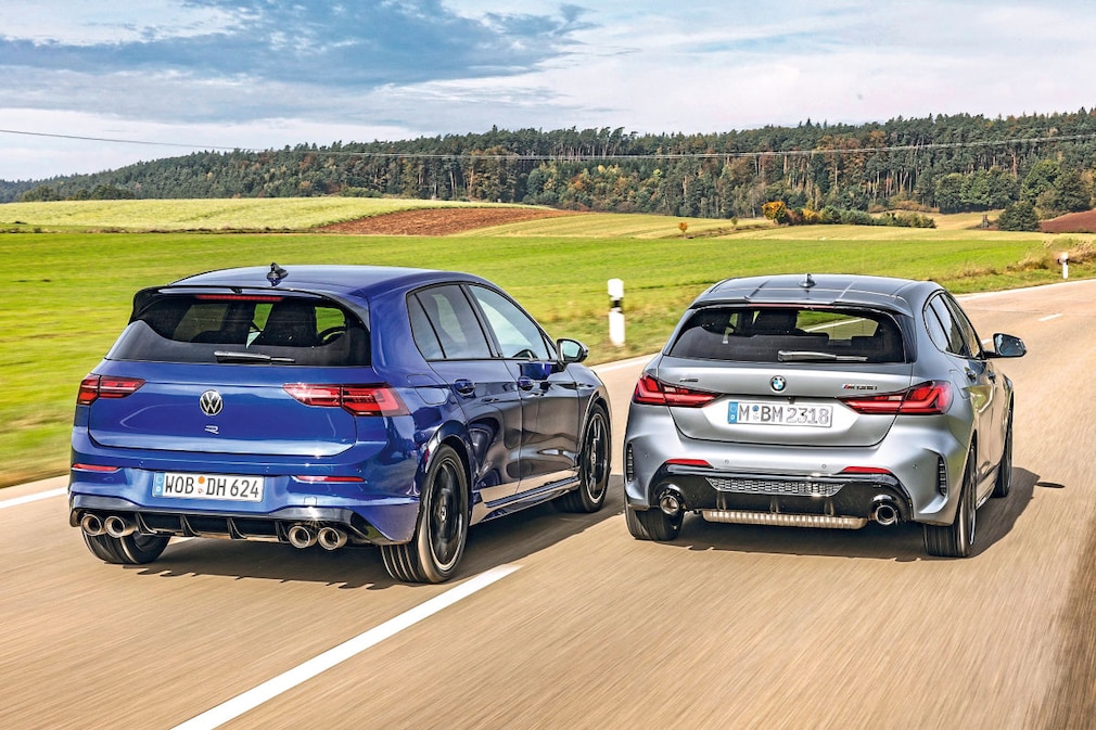 BMW M135i xDrive VW Golf R