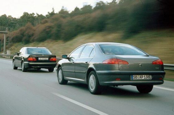 Peugeot 607 V6 gegen Mercedes E 280 Peugeot 607 V6 gegen Mercedes E 280