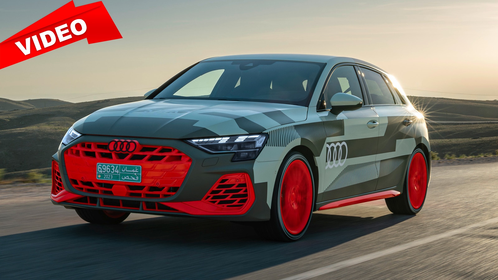 Audi S3 Facelift (2024) erste Fahrt Vorstellung Getarnt Leistung