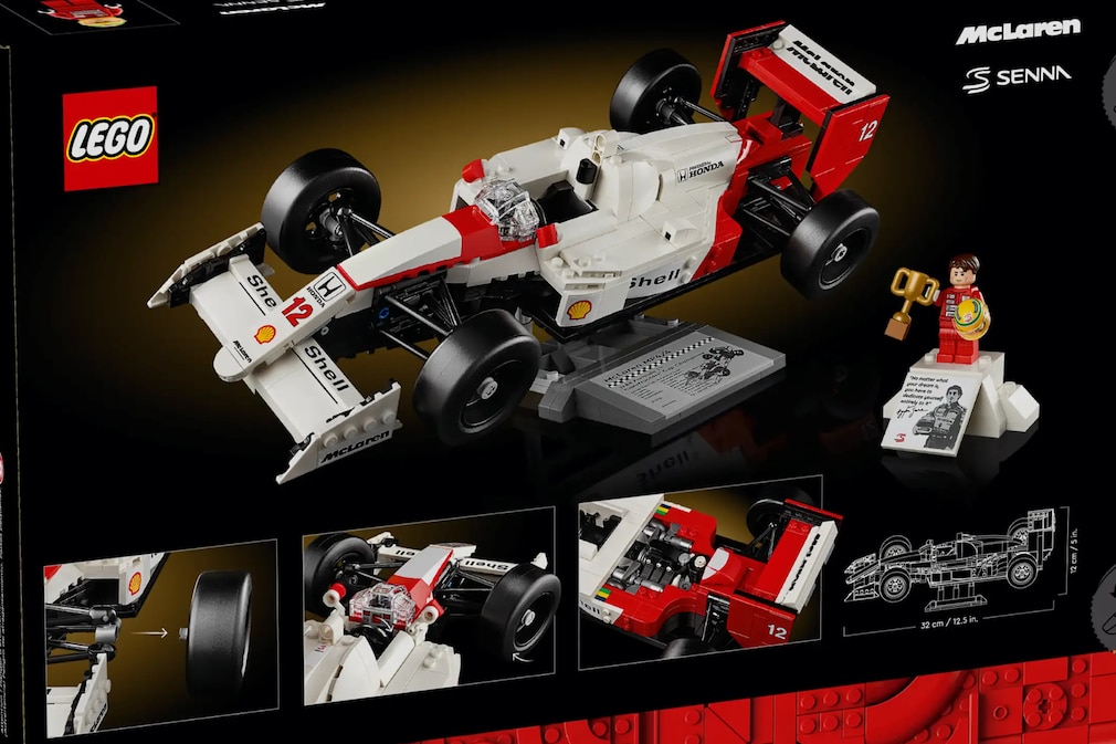 McLaren MP4/4 von Ayrton Senna aus Lego