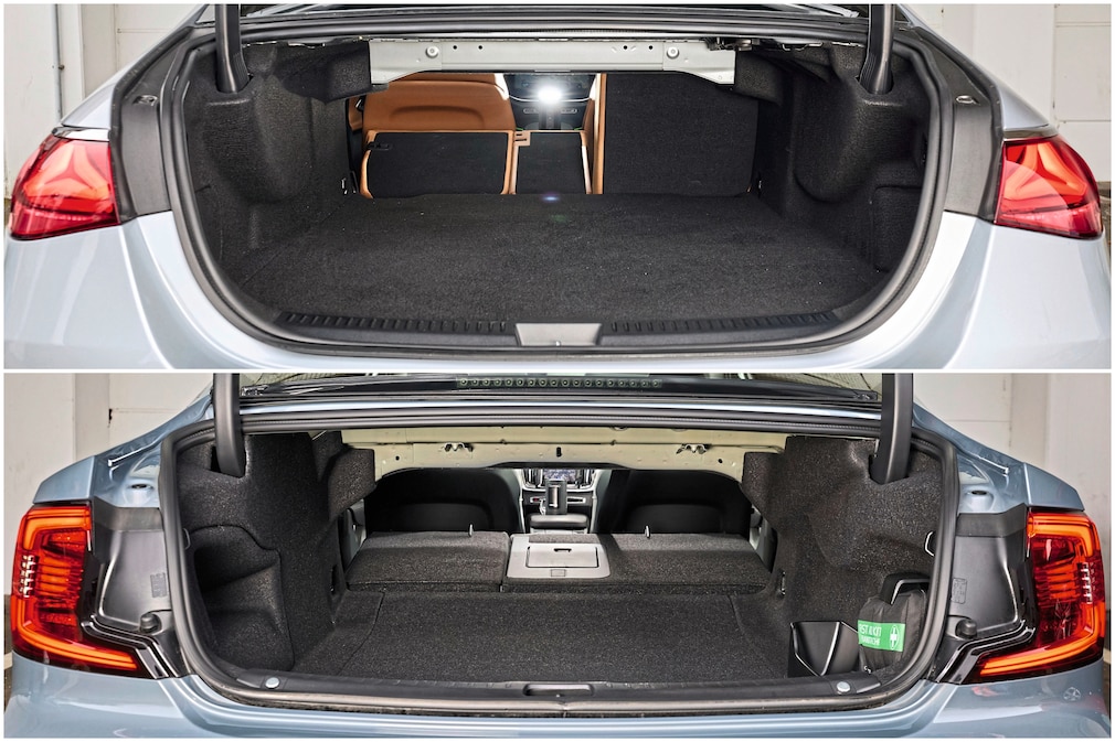 Mercedes E 400 e 4Matic Volvo S90 Recharge T8 AWD
