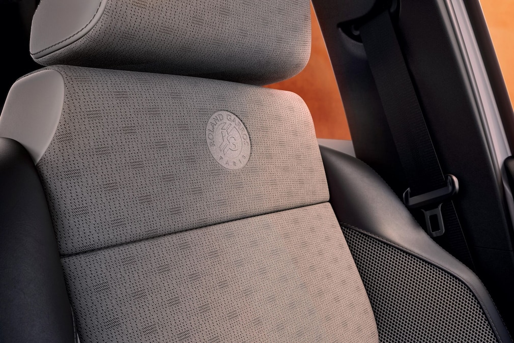Der Sitz des Renault 5 E-Tech Elektric  als Sondermodell "Roland Garros"