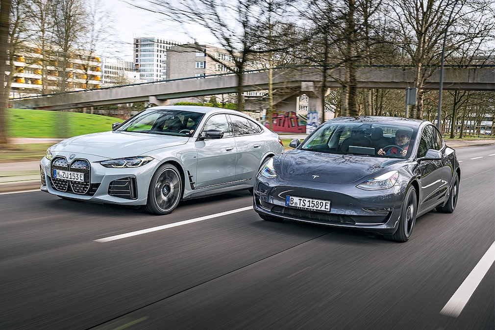 BMW i4 M50 Tesla Model 3 Performance
