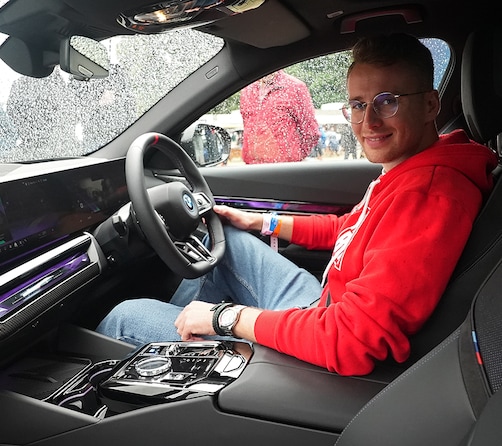 BMW i5 in Goodwood