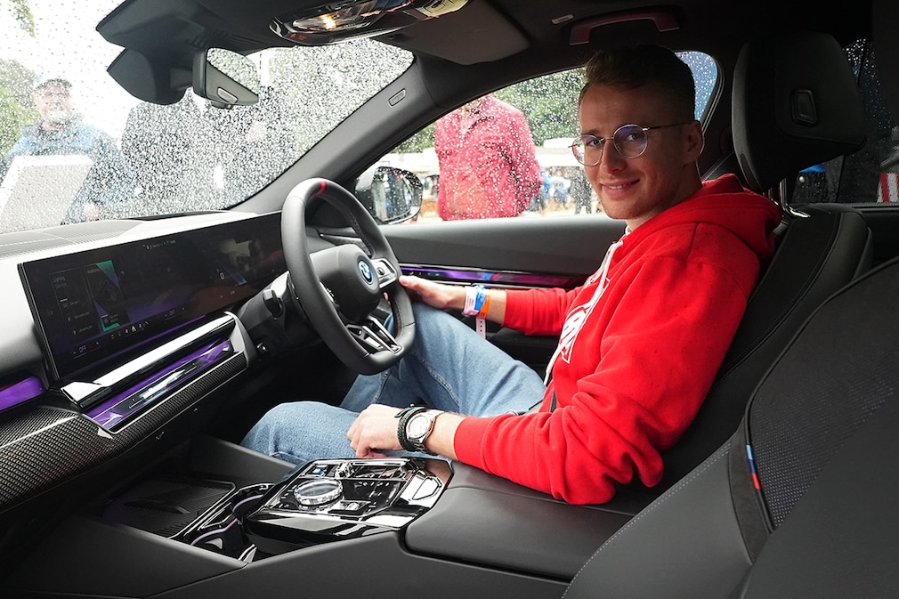 BMW i5 in Goodwood