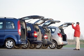 Vier kompakte Vans im Vergleich